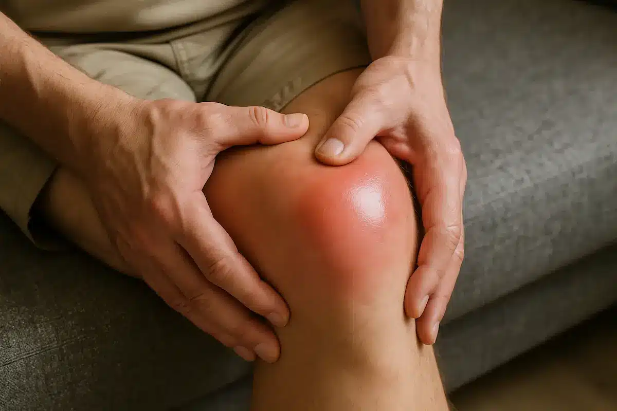 Derrame no joelho precisa operar