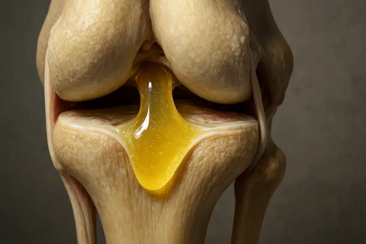 Líquido do joelho secou