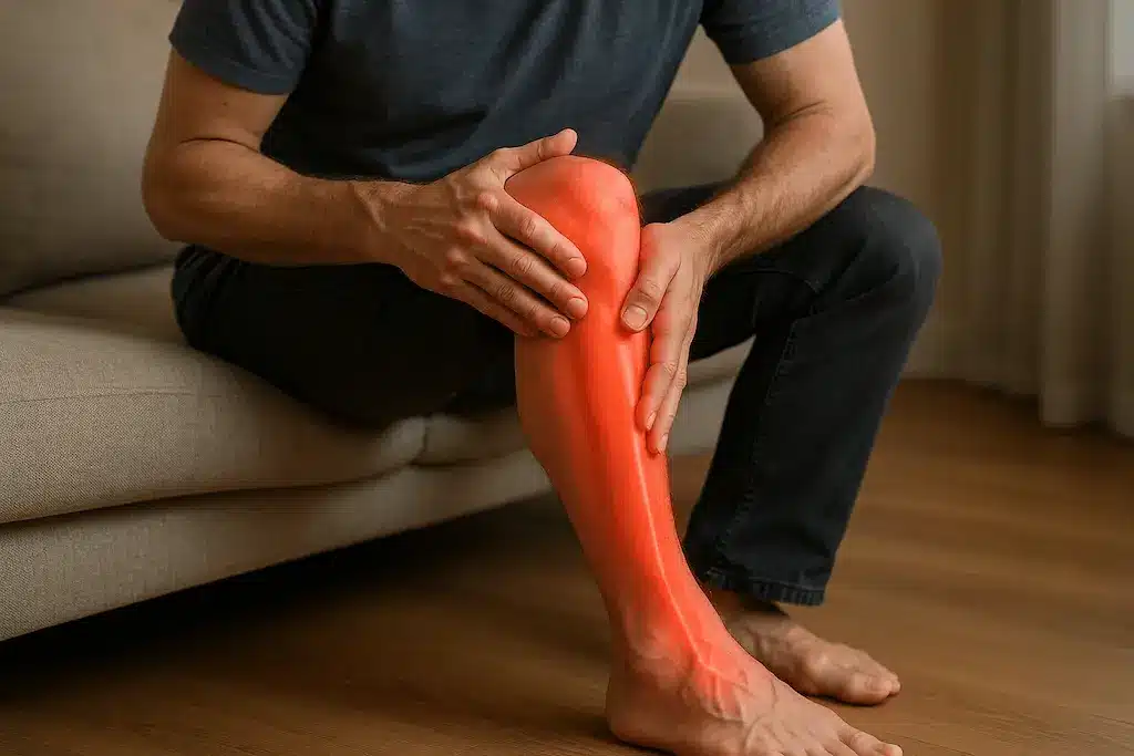 Tratamento para dor no joelho que desce para o pé