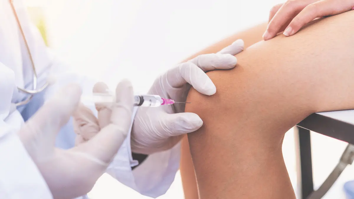 Pode andar após infiltração no joelho