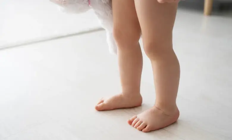 Joelhos tortos em crianças